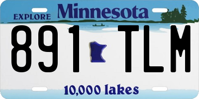 MN license plate 891TLM