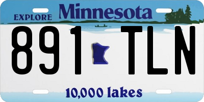 MN license plate 891TLN