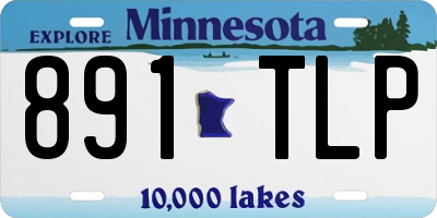 MN license plate 891TLP
