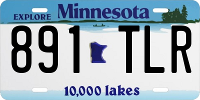 MN license plate 891TLR