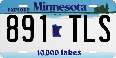 MN license plate 891TLS