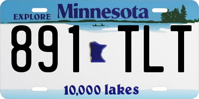 MN license plate 891TLT