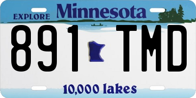 MN license plate 891TMD