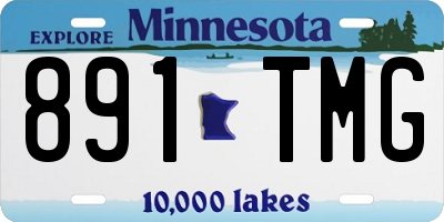 MN license plate 891TMG