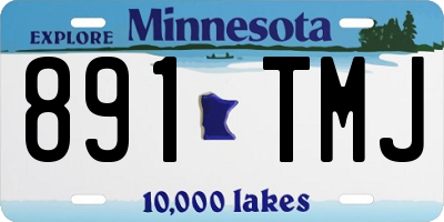 MN license plate 891TMJ
