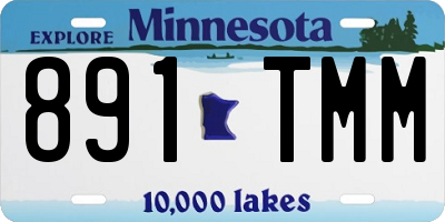 MN license plate 891TMM