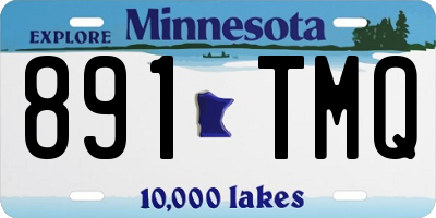 MN license plate 891TMQ