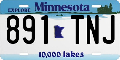 MN license plate 891TNJ