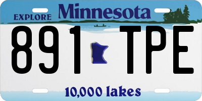 MN license plate 891TPE