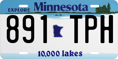 MN license plate 891TPH