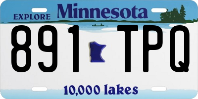MN license plate 891TPQ