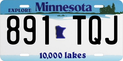 MN license plate 891TQJ