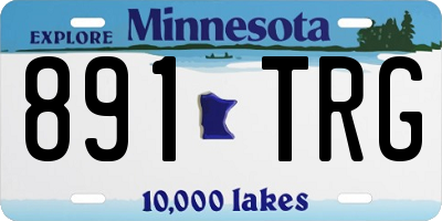 MN license plate 891TRG