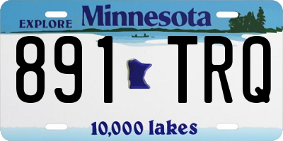 MN license plate 891TRQ