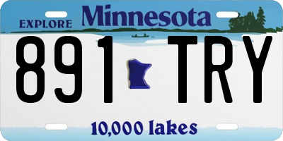 MN license plate 891TRY