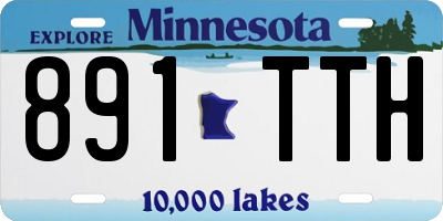 MN license plate 891TTH