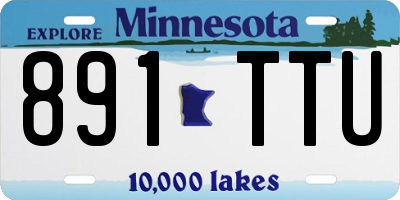 MN license plate 891TTU