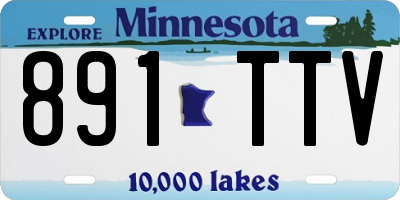 MN license plate 891TTV