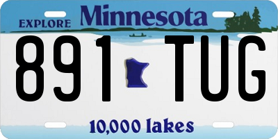 MN license plate 891TUG