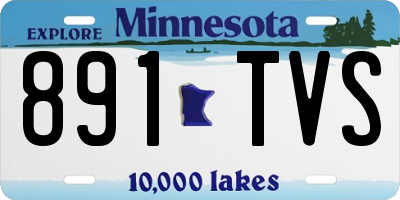 MN license plate 891TVS