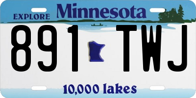 MN license plate 891TWJ