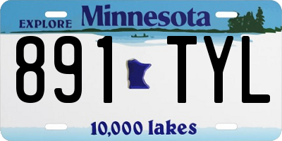 MN license plate 891TYL