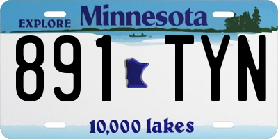 MN license plate 891TYN