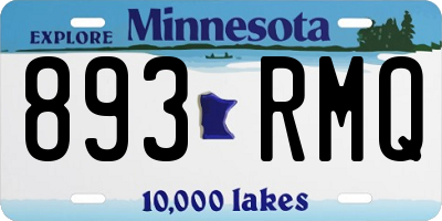 MN license plate 893RMQ