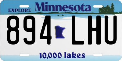 MN license plate 894LHU