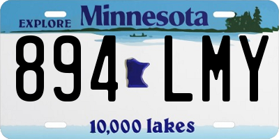 MN license plate 894LMY