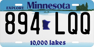 MN license plate 894LQQ