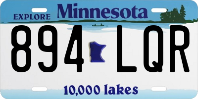 MN license plate 894LQR
