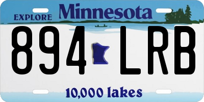 MN license plate 894LRB
