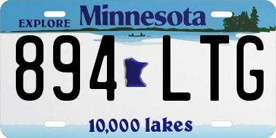 MN license plate 894LTG