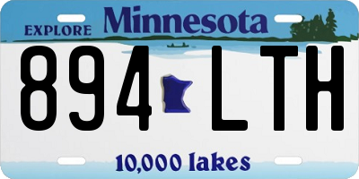 MN license plate 894LTH