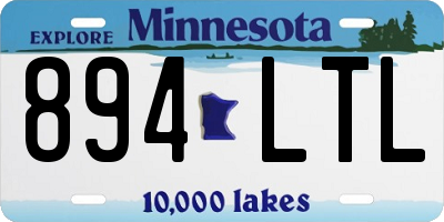 MN license plate 894LTL
