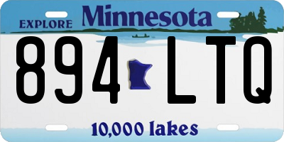 MN license plate 894LTQ