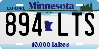 MN license plate 894LTS