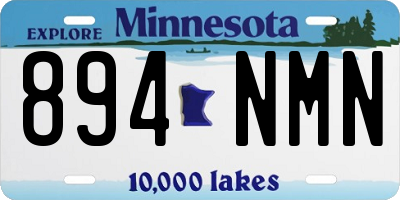 MN license plate 894NMN