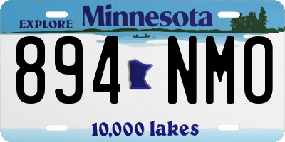MN license plate 894NMO