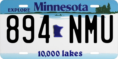 MN license plate 894NMU