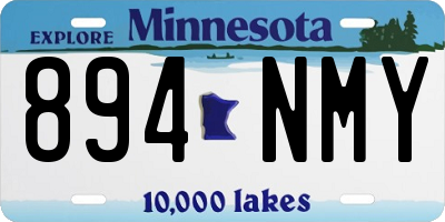 MN license plate 894NMY