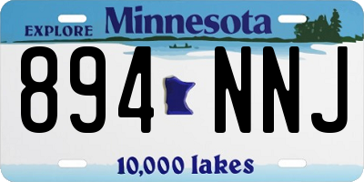 MN license plate 894NNJ