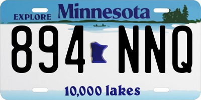 MN license plate 894NNQ