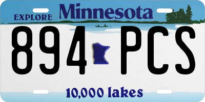 MN license plate 894PCS