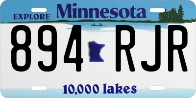 MN license plate 894RJR