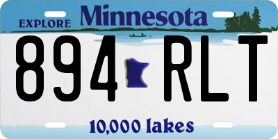 MN license plate 894RLT