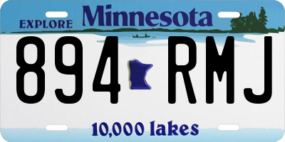 MN license plate 894RMJ
