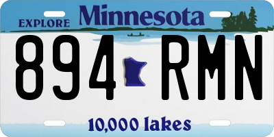 MN license plate 894RMN