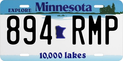 MN license plate 894RMP